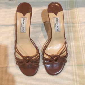 Jimmy Choo Brown Sandals Size 39 1/2